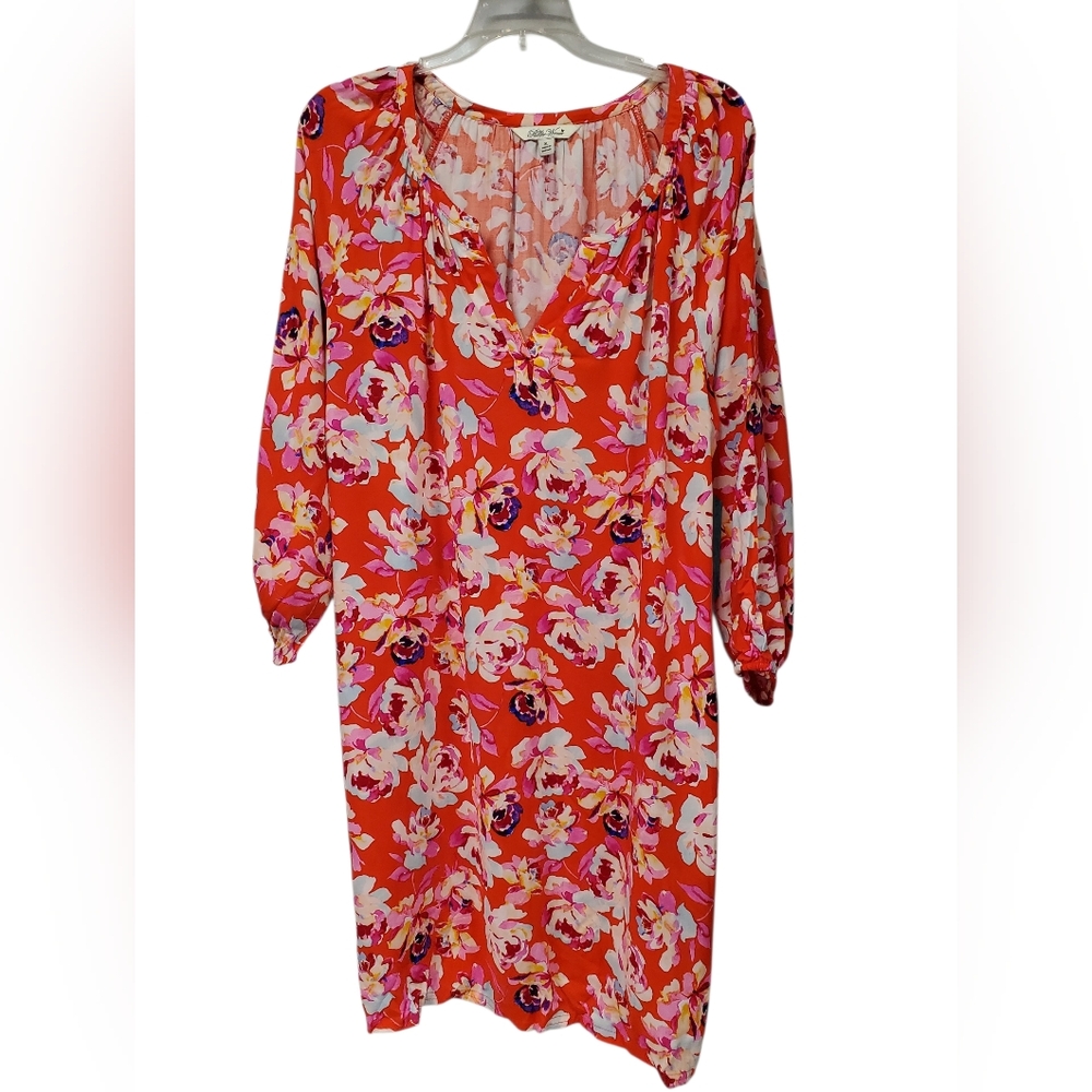 The Pioneer Woman Dress Floral Boho Peasant Style Coastal Cowgirl Pink XL